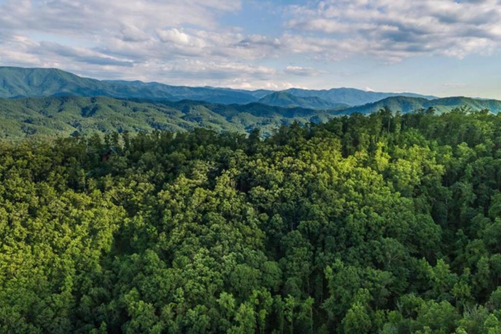 View! Private! Hot Tub,Pool Table,Fireplace,Relax! Sevierville Bagian luar foto