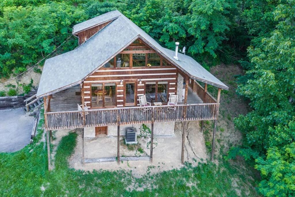 View! Private! Hot Tub,Pool Table,Fireplace,Relax! Sevierville Bagian luar foto